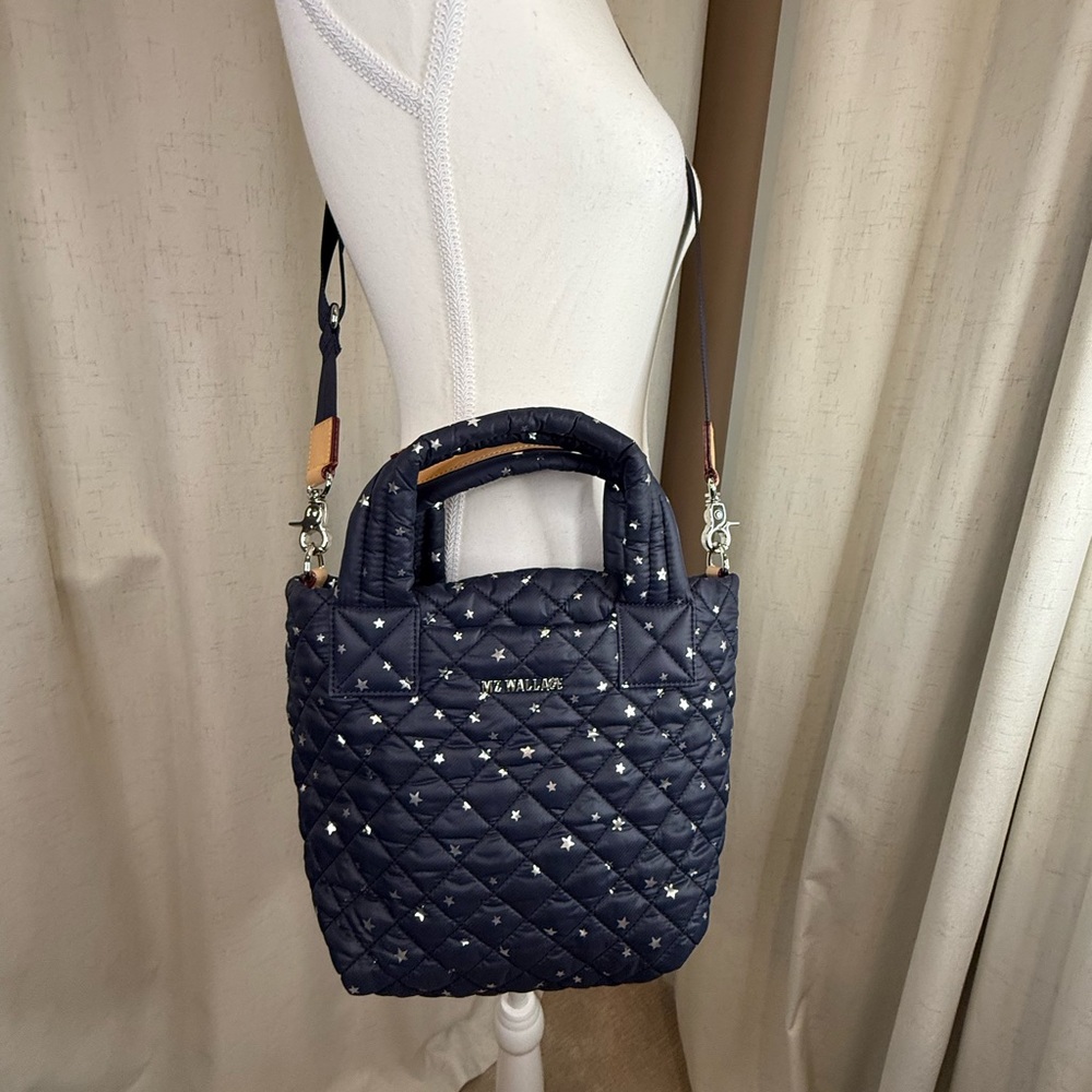 MZ Wallace Dawn With Silver Star Mini Metro Tote Deluxe